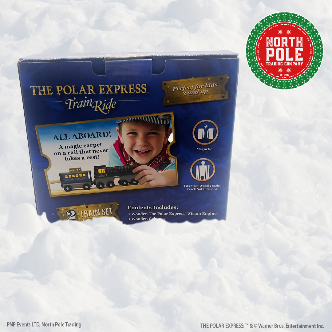 Wooden 2 Piece Train - Image 2